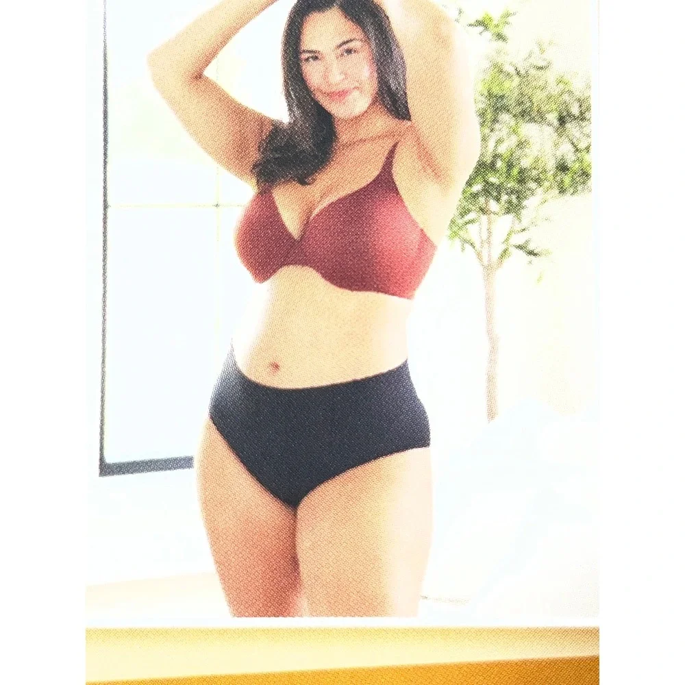 Jockey Generation Tummy Smoothing Mid-Waist Brief Women XL Nude Support Seamless